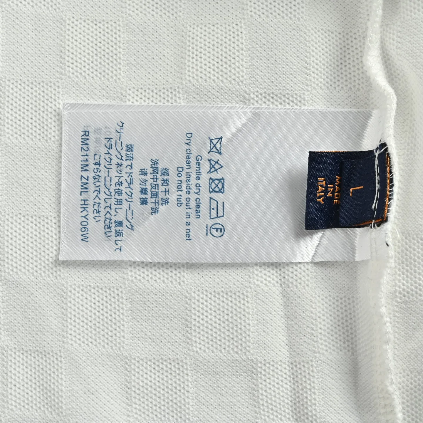 Louis Vuitton/Louis Vuitton checkerboard letter patch pocket short sleeves